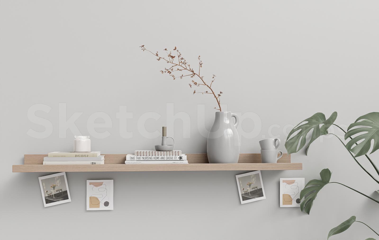 Nordic Floating Shelf Decoration Set
