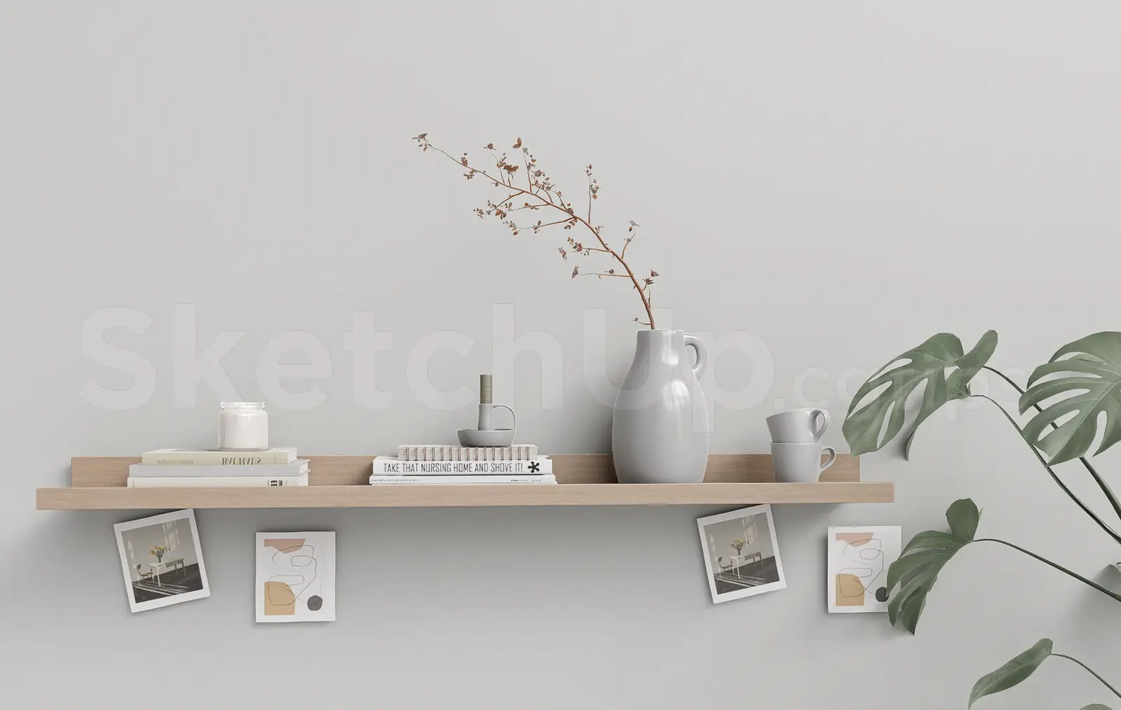 Nordic Floating Shelf Decoration Set