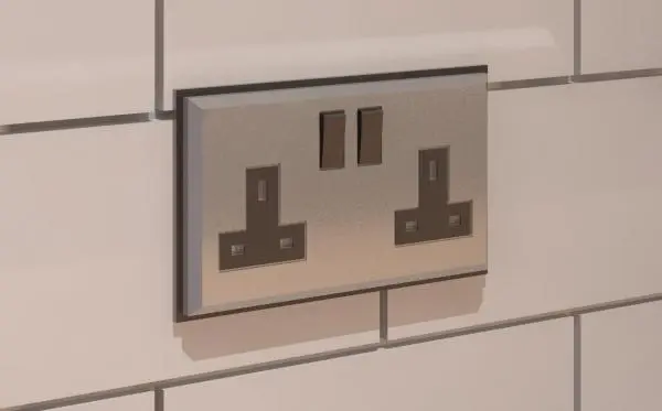 European Double Power Outlet