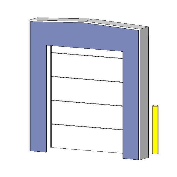 Sectional Overhead Dock Door and Shelter