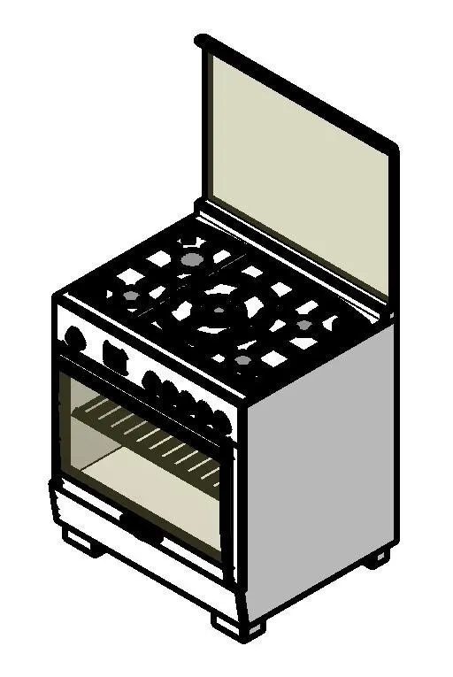 5-Burner Gas Range