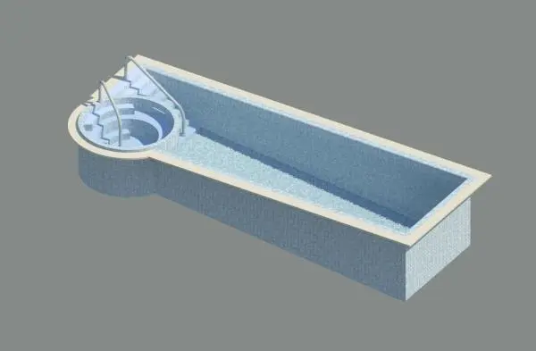 Pool With Jacuzzi