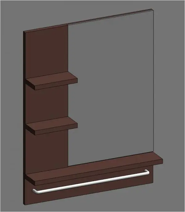 Ikea Lillangen_specchio