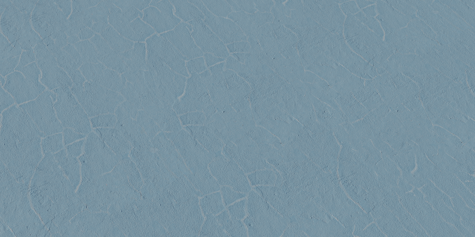 Blue Plaster Wall