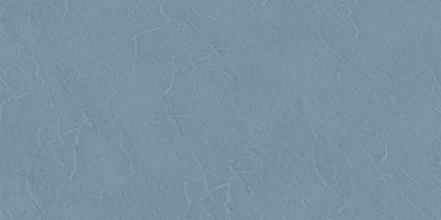 Blue Plaster Wall