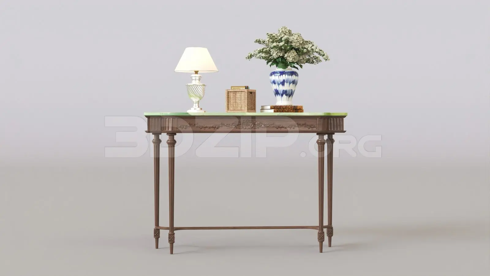 Console Table — preview 1 (3dzip, CC0)