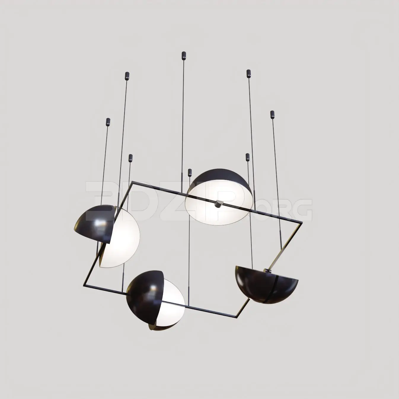 Ceiling Light — preview 1, by Kha Vi (3dzip, CC0)