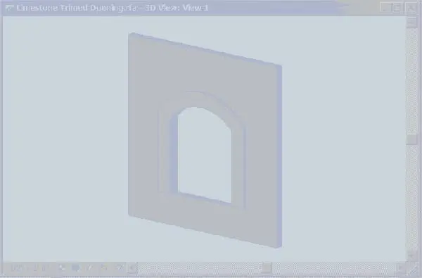Parametric Limestone Trimed Opening