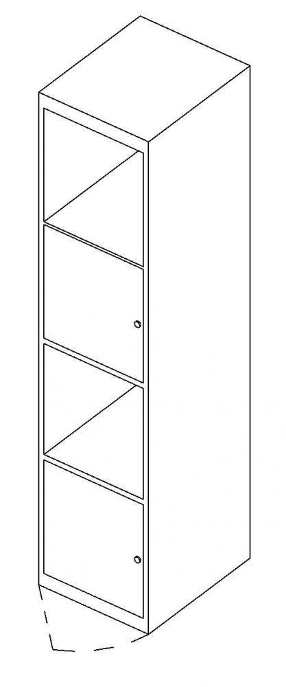 Two Door Locker