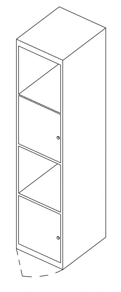 Two Door Locker
