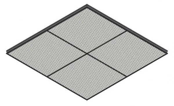 Blue Metal-Mesh Ceiling System MC — preview 1, by BlueMetalAgent (RevitCity, CC0)