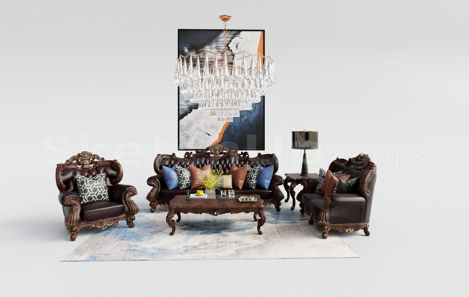 Neoclassical Sofa