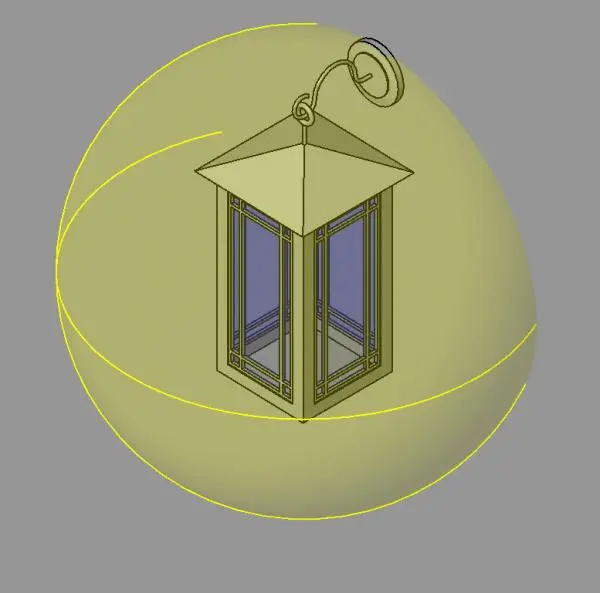 Lantern style Carriage lamp