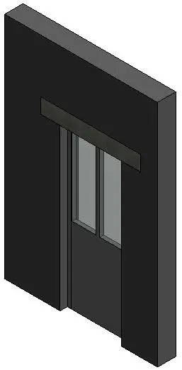 UOT - Kamel - Door - Panal with glass