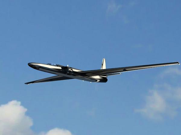 2D Lokcheed U-2 Plane