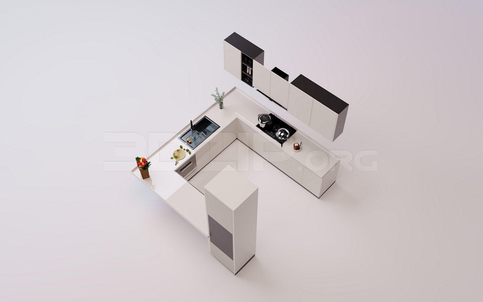Kitchen — preview 1 (3dzip)