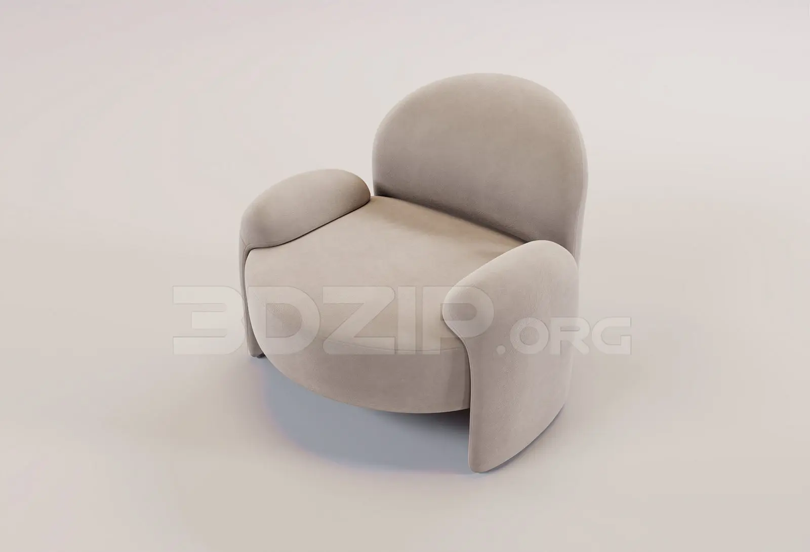 Armchair — preview 1 (3dzip, CC0)