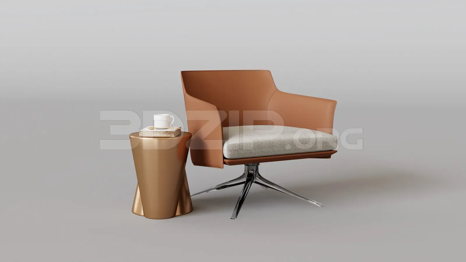 Armchair — preview 1 (3dzip, CC0)