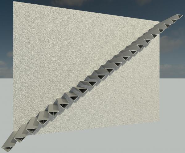 Inverse Triangle Tread Profile