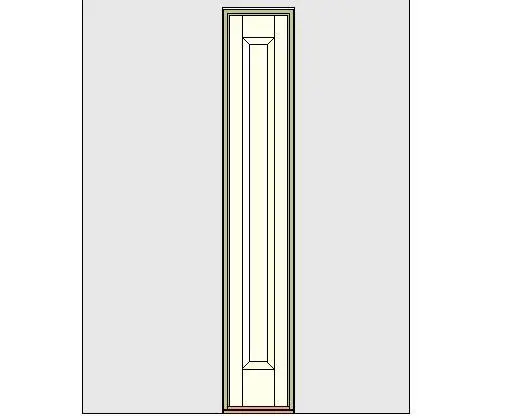 Kolbe Ultra Series Outswing Entrance Sidelite 1-Panel Sash Oak Sill Units