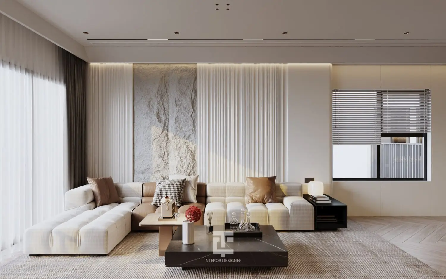 Living Room – Kitchen Interior