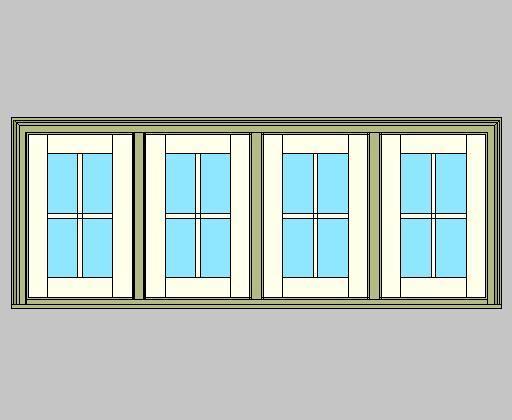 Kolbe Ultra Series Push-out Casement 4-Wide Units