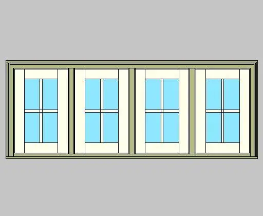 Kolbe Ultra Series Push-out Casement 4-Wide Units