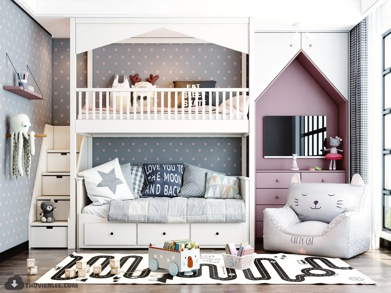 Interior Children Room — preview 1, by Dinh Thanh (cgtips)