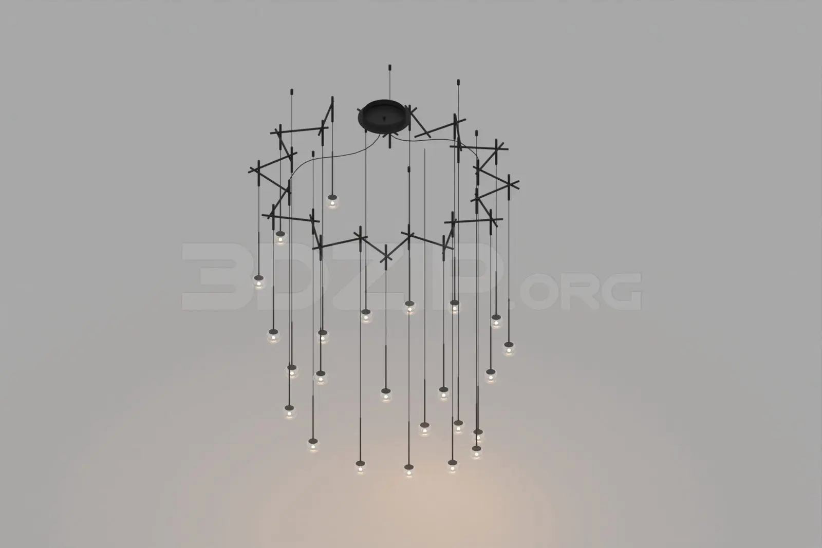 Ceiling Light — preview 1, by Tuan An (3dzip, CC0)