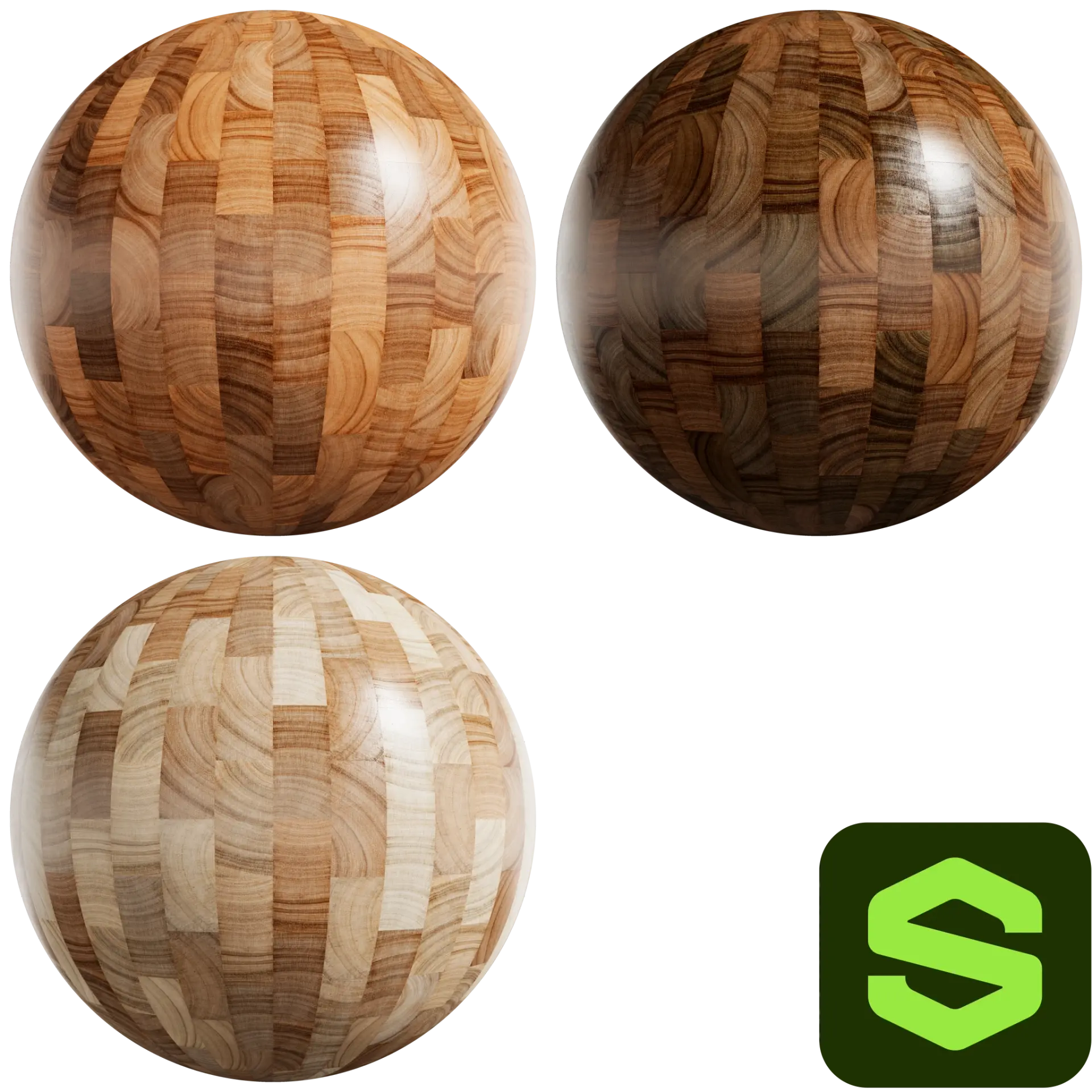 Wood Substance 007 — preview 1 (ambientCG, CC0)