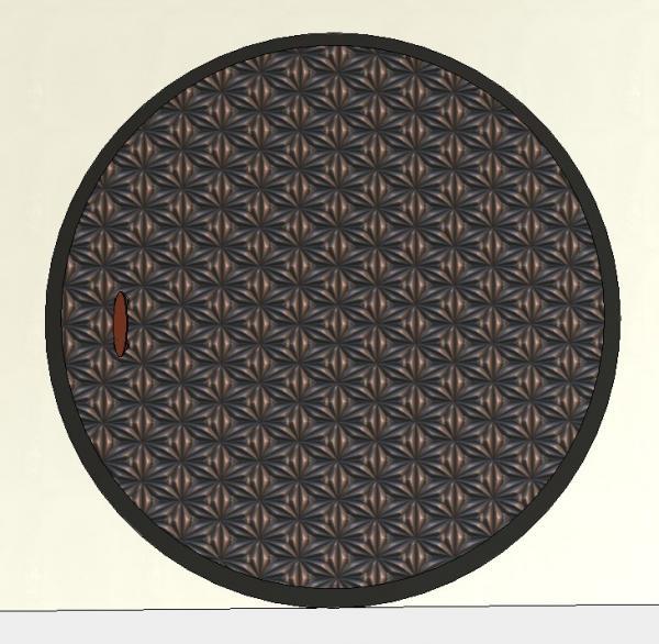 Round Metal Door Vault