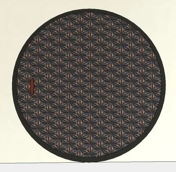 Round Metal Door Vault