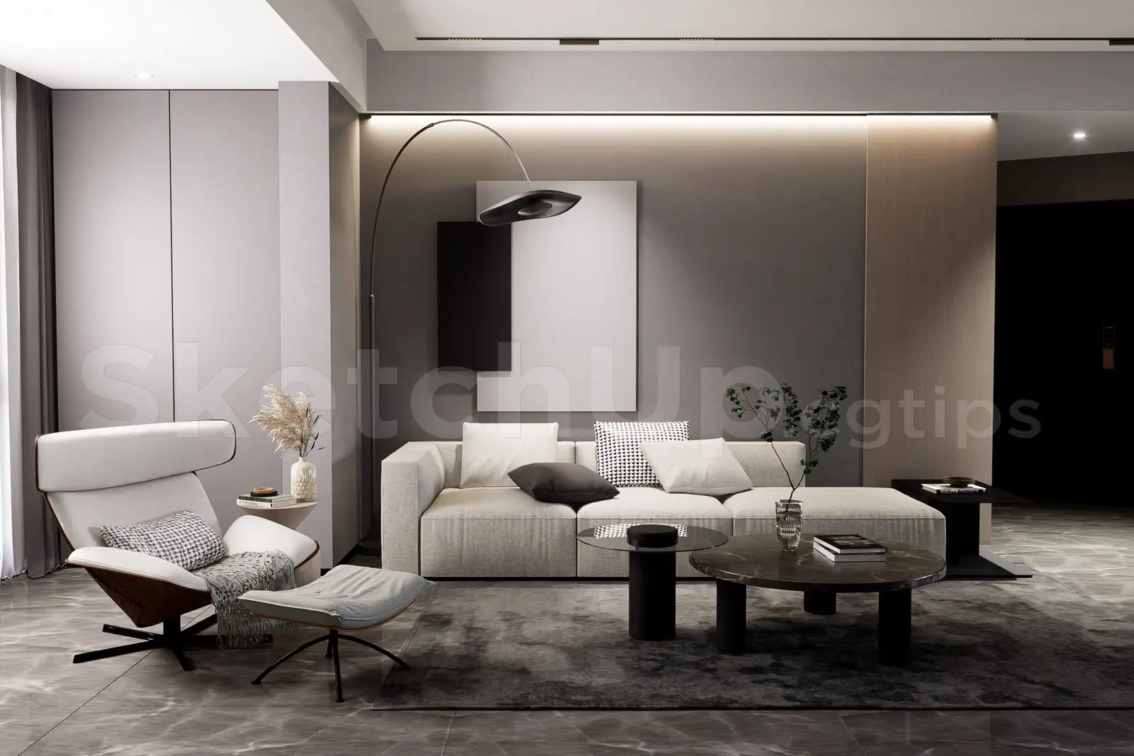 Living Room Interior — preview 1 (cgtips, CC0)