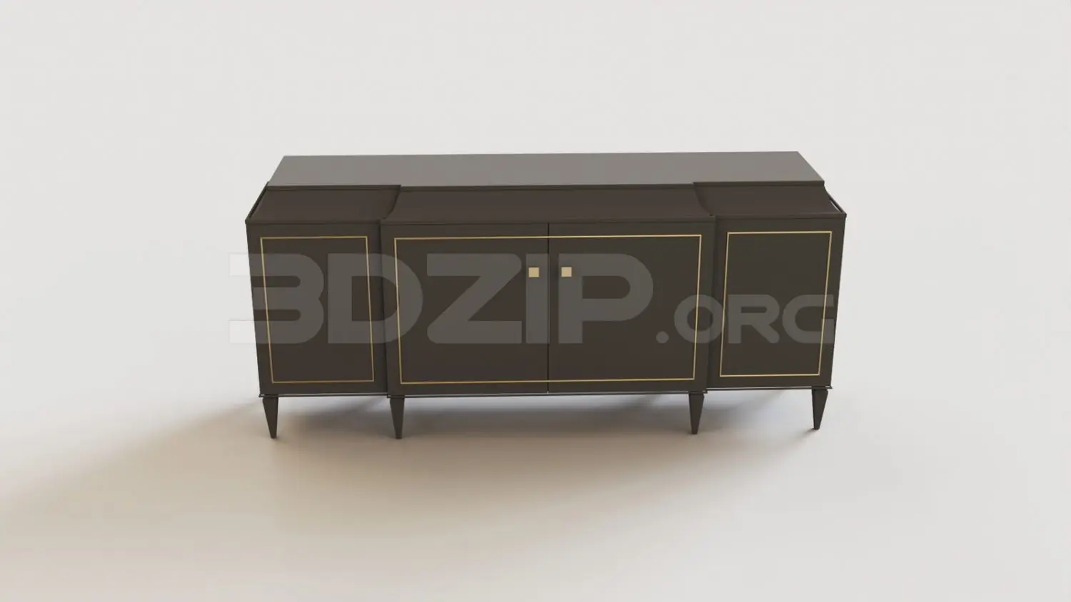 TV Cabinet — preview 1 (3dzip, CC0)