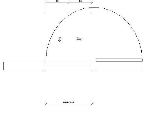 180-Degree Swing Door