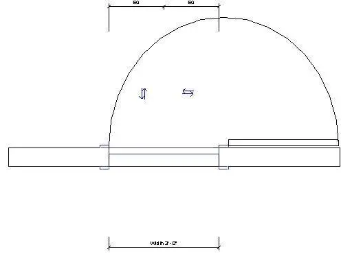 180-Degree Swing Door