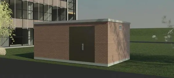 Precast Concrete Building - Flat Roof