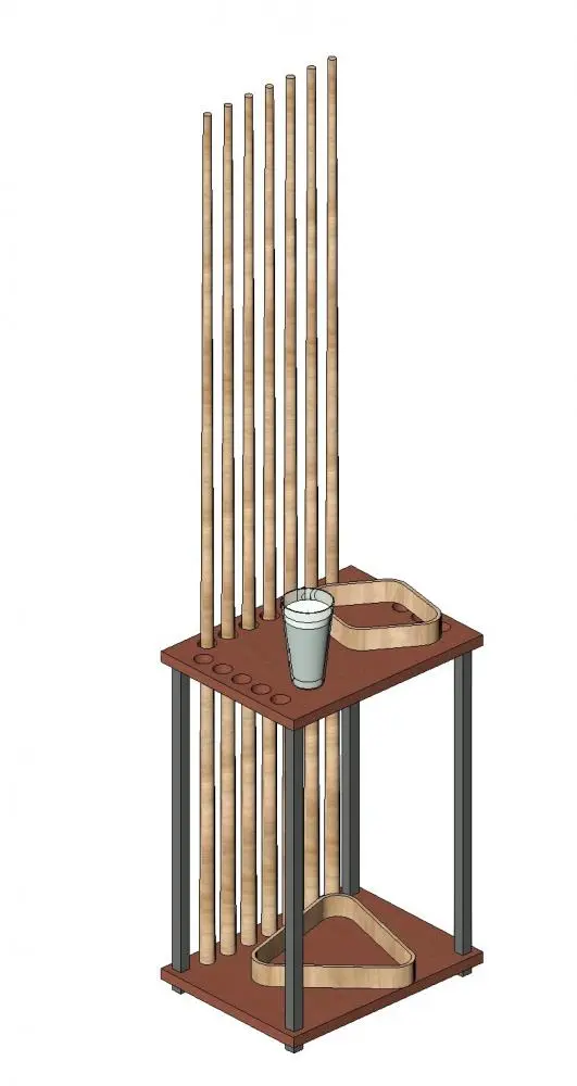 Cue Stand — preview 1, by emsmedic574 (RevitCity, CC0)