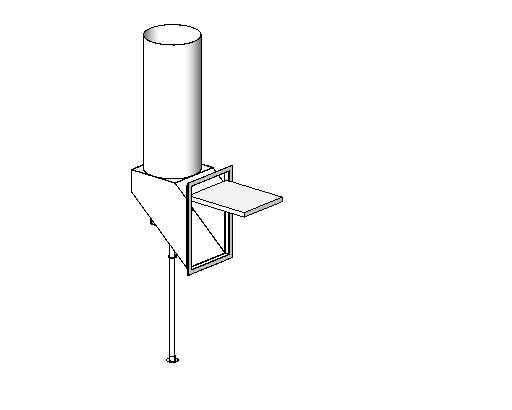 Laundry Chute Hopper Discharge