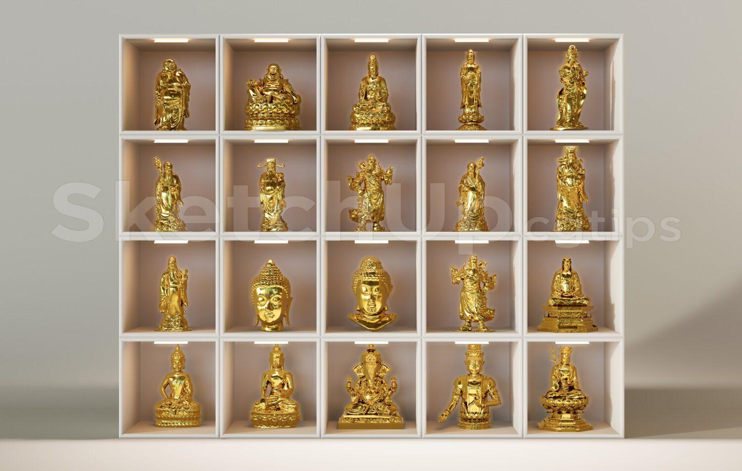 a Buddha statue