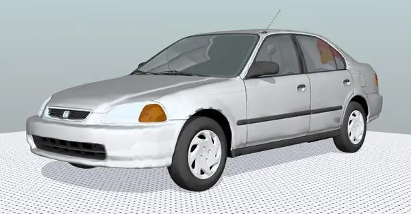 Honda Civic Mk6 Sedan — preview 1, by sjs (RevitCity, CC0)