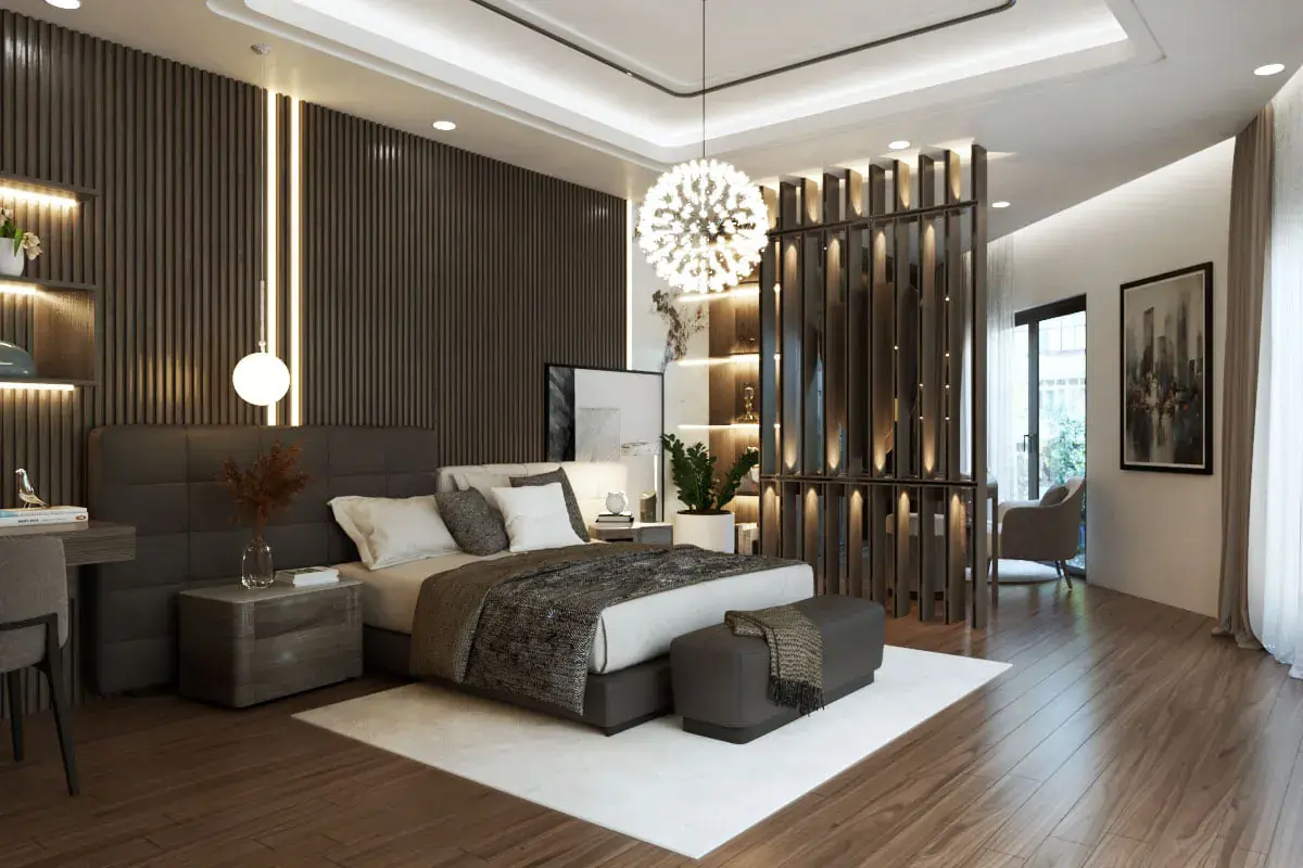 Interior Bedroom Scene