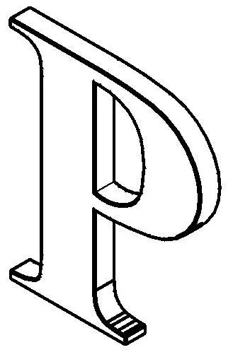 P - Times New Roman 3D