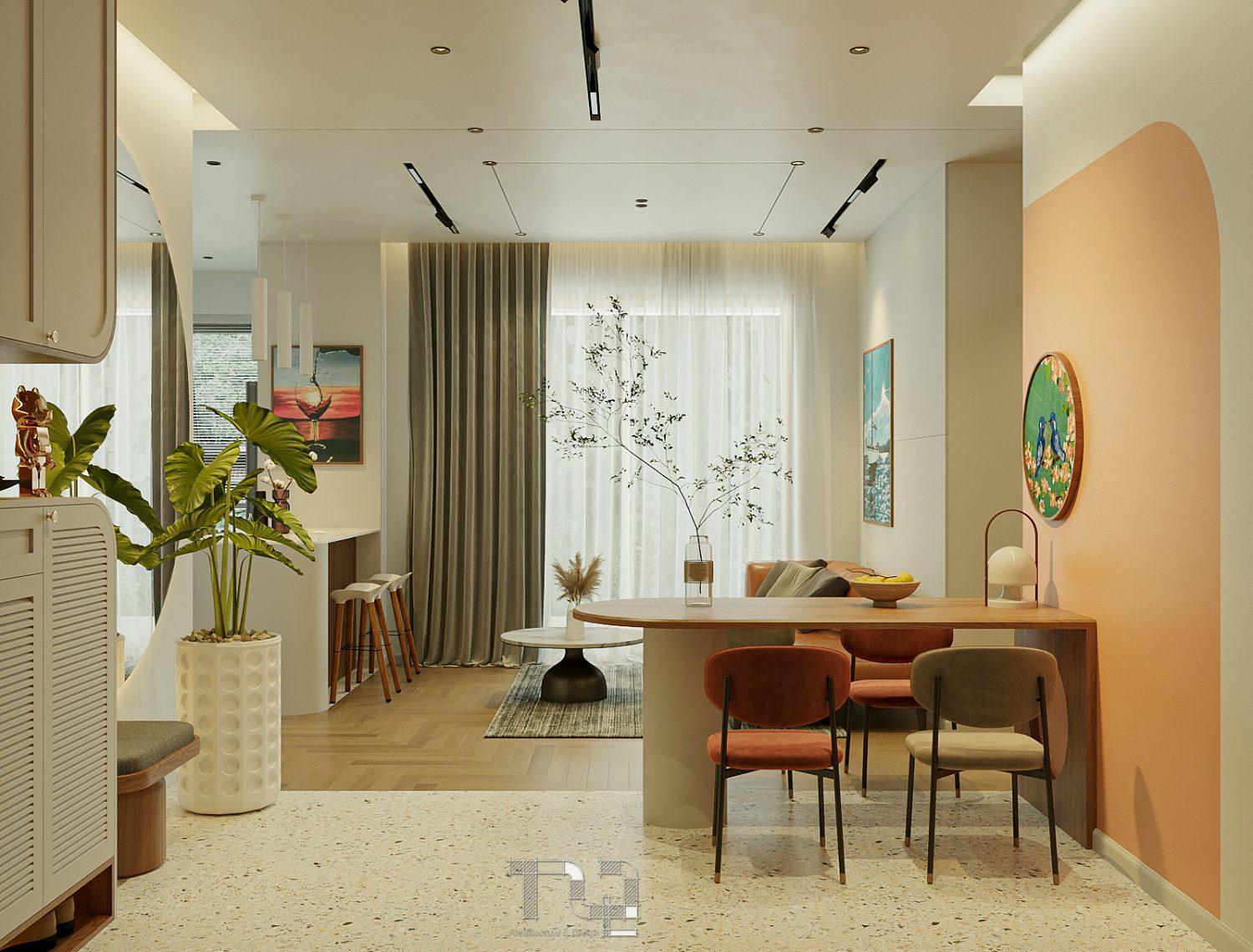Living Room – Kitchen Interior