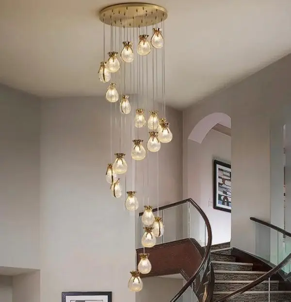 Double Height Area Pendent Light — preview 1, by BIM KERALA (RevitCity, CC0)