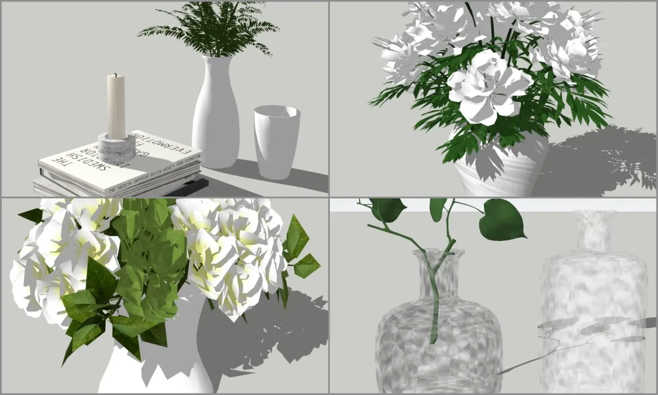 Combo Flower Decor — preview 1 (cgtips)