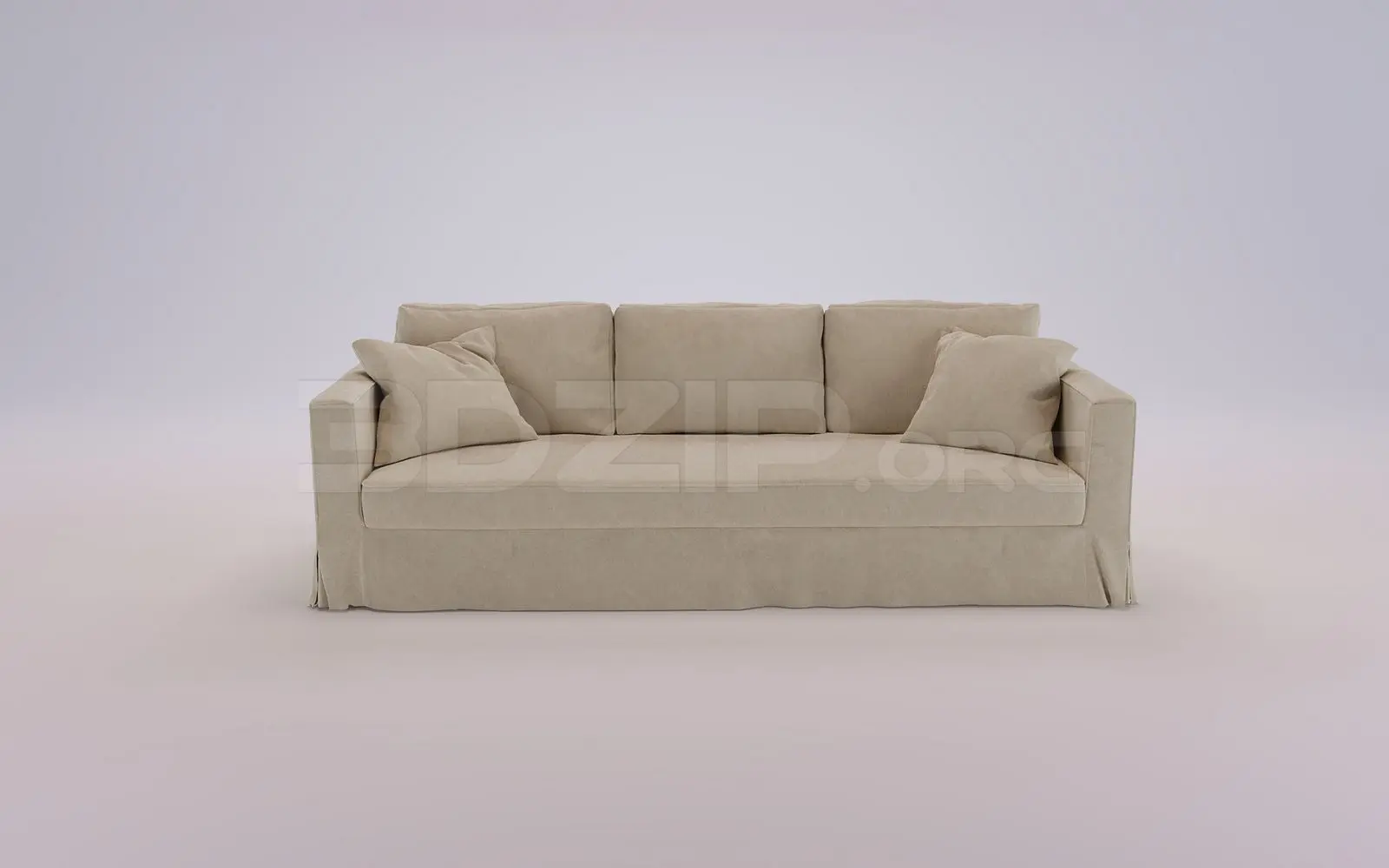 Sofa 3D Model for Interior Projects — preview 1 (3dzip)