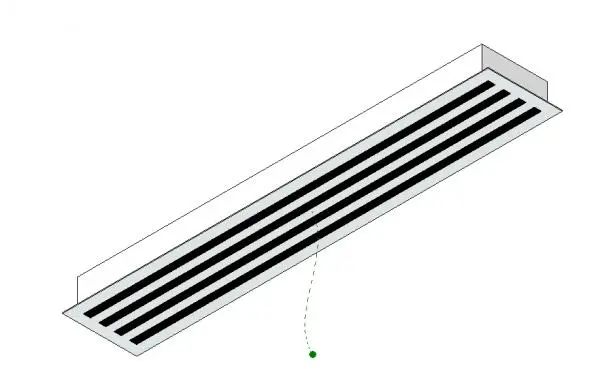 HVAC_Ductwork_Airzone_Return-Linear-Diffuser_DFLI — preview 1, by Airzone (RevitCity, CC0)