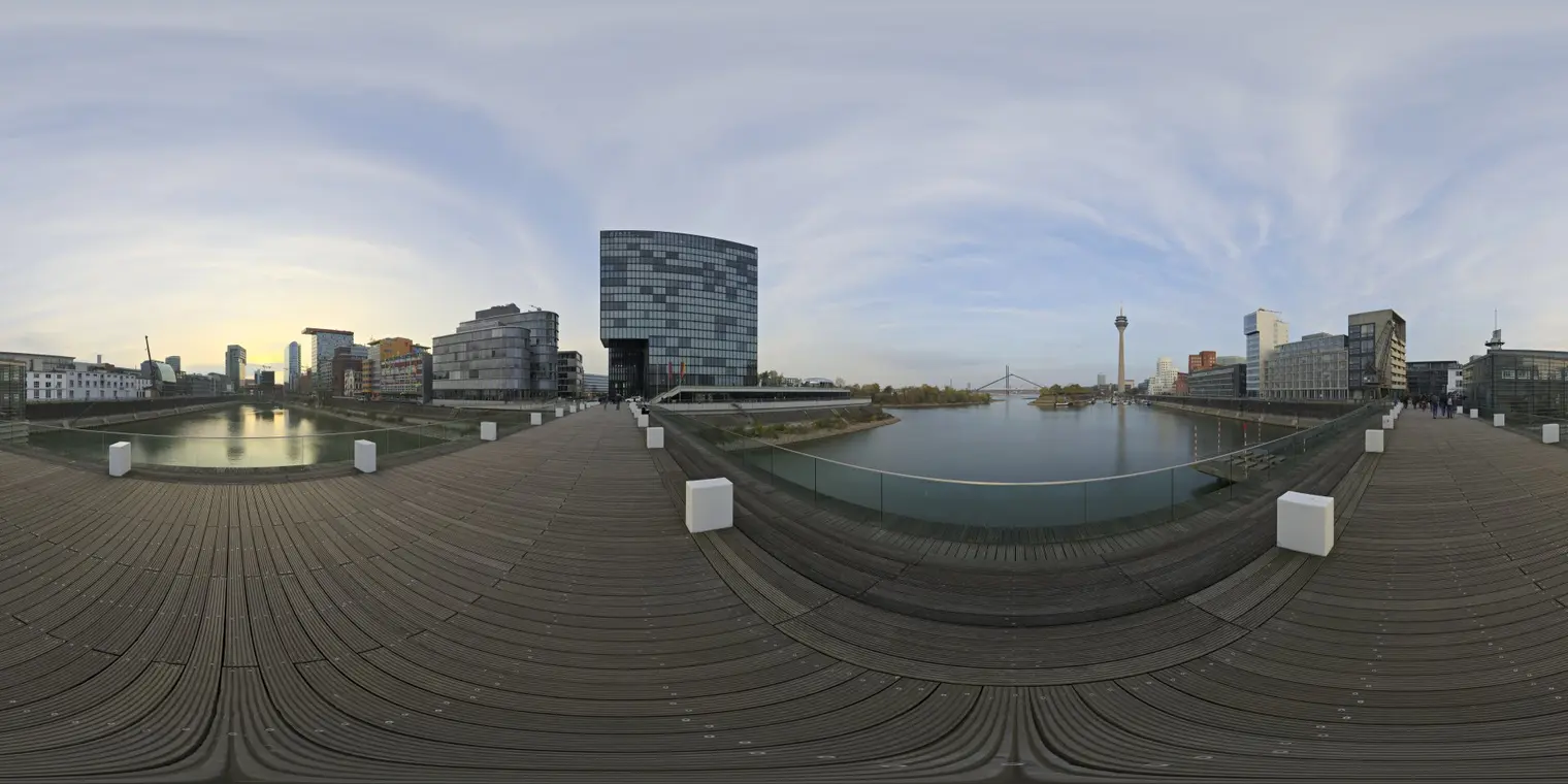 Dusseldorf Bridge — preview 1, by Greg Zaal (Poly Haven, CC0)