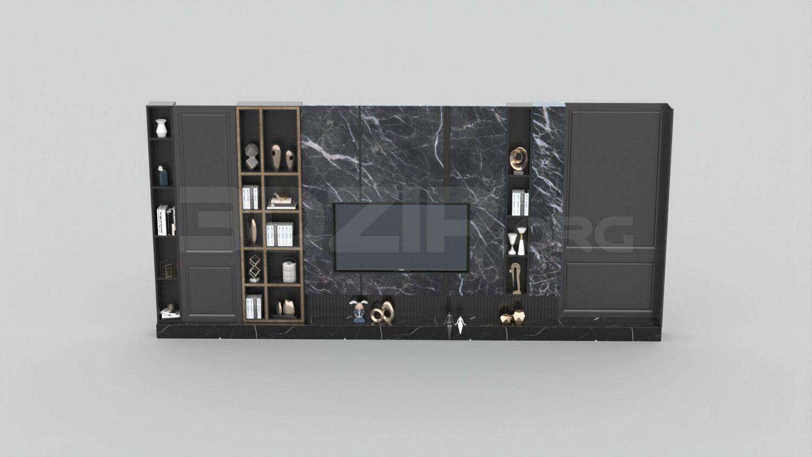 TV Cabinet — preview 1, by Nguyen Thai Nguyen (3dzip)